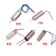 【In-Demand Item】 Dc 3v-3.7v Mini Coreless Motor 610 612 614 716 720 High Speed Magnetic Motor Rc Dro