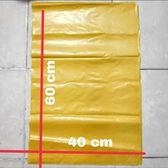 plastik sampah kuning size 40x60 (20 pcs) √ kantong plastik medis √ kantong sampah plastik