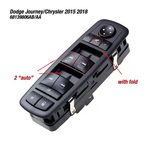 68139806AB 68139806AD For Dodge Journey 2018 Chrysler 300 2015,Driver Side Electric Power Master Win