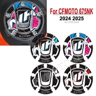 3D Epoxy Resin Sticker Tank Pad Fuel Tank Motorcycle Accessories For CFMOTO 675NK 675 NK 2024 2025