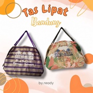 PACKAGE 10 PCS Folding Bags Bandung | Folding Bag | Bandung souvenirs | Bandung SOUVENIRS | Travel B