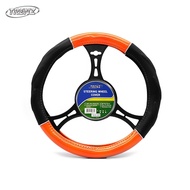 Trenz Car Accessories Steering Wheel Handle Cover 36cm Diameter TSHC-H663-36-BK-OR