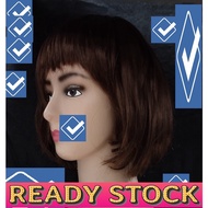 rambut palsu wanita perempuan fesyen pendek tebal lurus cantik original rrr5jk7