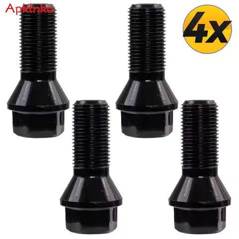 4X For BMW X3 X5 X6 E70 E71 F20 F25 428i 528i M4 M5 Z4 Car Wheel Lug Bolts Nut Steel 36136781151 Bla