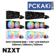 [NEW] NZXT KRAKEN RGB - 240mm / 280mm / 360mm BLACK / WHITEAIO CPU LIQUID COOLER W PC MONITORING LCD - X53 / X63 / X73