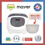 Mayer 1.1L Rice Cooker with Ceramic Pot [MMRC30] *1 Yr Warranty*