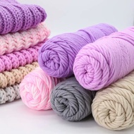 95g 8 Strands Lover's Cotton Thick Yarn Scarf Yarn Hat Yarn Punch Needle Embroidery Yarn Wool Yarn