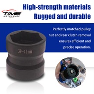 39MM x 41MM Pulley Socket Box Scooter 1/2 Drive Hex Shape Double Head Sleeve Removal Tool Motorcycle