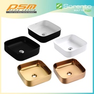 Sorento Ceramic Material Counter Top Design Bathroom Art Basin SRTWB1421-BL / SRTWB1421 / SRTWB1421-