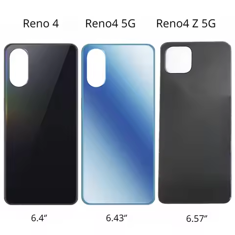 New Back Glass For Oppo Reno 4 Reno4 5G Battery Cover Rear Door Housing Case For Reno4 Z 5G Back Cov