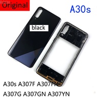 Original For Samsung Galaxy A30s A307F A307FN A307G A307GN Housing Middle Frame Cover+Battery Back C