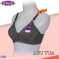 J199 Vaya Foam Bra for Women, Teenagers, and Adults, Wire-Free, Cup B, Three Hooks, Size 36 38 40 42