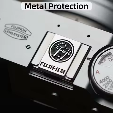 Camera Hot Shoe Cover Shutter Button Cap for Canon Nikon Leica Fuji XE5 XT5 XE5 X100F X100VI XT50 XT