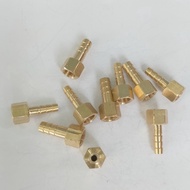 5 pieces; 1/8 inch (9,6mm) internal thread to 6mm, 8mm, 10m mouse tail