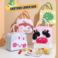 Cartoon Lunch Bag Kids Lunch Bag Cartoon Lunch Box Insulation Bag Heat Preservation Portable Handbag