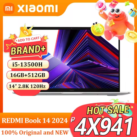 Xiaomi Redmi Book 14 2024 New 13500H 16G 512G 2.8K 120Hz 14'' Screen