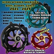 SPINNER BEAT 2021 - 2025 FAN COVER BEAT 2021 - 2025 SHURIKEN SPINNER FAN COVER BEAT 2025 SCOOPY FAN 