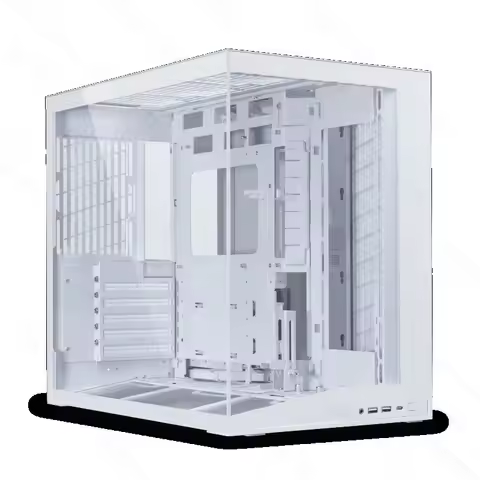 Computer Case O11D MINI v2 Flow ATX Power Supply Columnless Black White