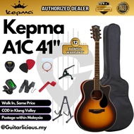 KEPMA A1C 40 inch Grand Auditorium Acoustic Guitar ( A1C 40 / A1C-40 )