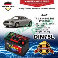 Münster Robust MF CMF DIN75 | DIN75L | 57539 (75AH) Car Battery Bateri Kereta for Audi TT 1st I 1.8 