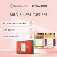 Kinohimitsu Bird's Nest Gift Set (Snow Lotus & Honey 75ml x4) + (Red Dates, Wolfberries & Cactus 75m