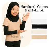 Handsock Cotton Budak Sekolah | Handsock Kanak-kanak Cotton