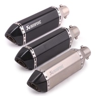 SALEHot sale Universal 36-51mm Motorcycle Akrapovic Exhaust Modified Muffler Silencer With DB Killer
