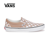 Vans Classic Slip - On Color Theory Checkerboard Warm Taupe For Womens