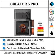[ FLASHFORGE ] Creator 5 Pro FDM 3D Printer