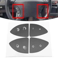 Car Steering Wheel Button Repair Decals Stickers Fits For MERCEDES-BENZ W220 S430 S500 S600 CL500 CL
