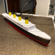 3D printed Titanic ship model, ship toy model