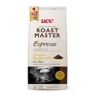 ยูซีซี กาแฟคั่วบด เมล็ดกาแฟคั่ว โรสต์ มาสเตอร์ บรรจุห่อ 250 กรัม UCC Roast Master Coffee 250 g