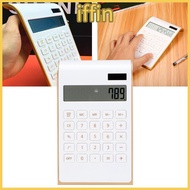 IFFIN  Calculator, Black/Red/Blue/White Plastic Calculator, Accurate 114x190x37mm Office Calculator 