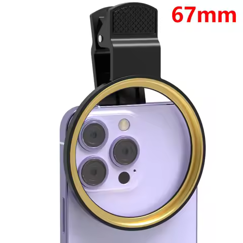 37mm 52mm 58mm 67mm Clamp Phone holder Clip CPL for Mobile Phone Lens Filter