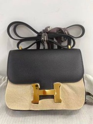  Hermes Constance 19 康康黑金 noir ghw Epsom