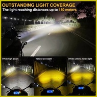◸ ⚾︎ ◄ MOKOTO DOUBLE LAMP CREE QUADSHOT / TRI-STAR LED MINI DRIVING LIGHT FOR MOTORCYCLE AND CARS M