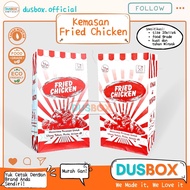 Fried Chicken Paper Packaging Fried Chicken Bag/ Fried Chicken Paper Bag/ Fried Chicken Wrap/