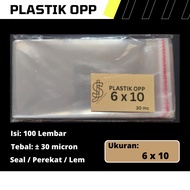 OPP Plastic Size 6 cm x 10 cm 6x10 cm/ 6 x 10 cm/