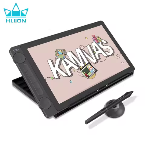 HUION Kamvas 13 (Gen 3) Drawing Tablet with Screen, 13.3-inch Full-Laminated Art Tablet 16384 Pen Pr