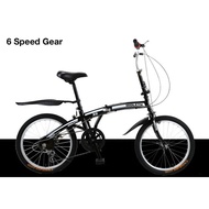 [1-5 Days Delivery] 6 Speed gear 20" Midletn foldies Bike 168 20 inch folding bike 20" foldable bicy