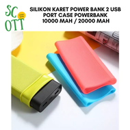 SCOTT - Silikon / Silicon / Silicone Case Powerbank 2-USB Port mi Pro 2s/2i 10000 20000 mAh