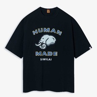 HUMAN MADE BANKOK Pop-up Store Open GRAPHIC TSHIRT Elephant Pattern Printing Design Short Sleeve Tsh
