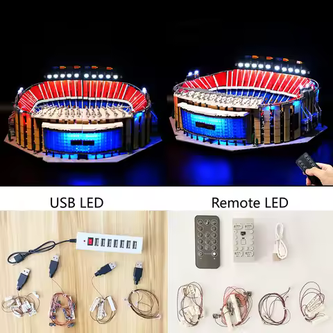Led Lighting Kit For LEGO Camp Nou – FC Barcelona 10284 building block bricks (only light no model)