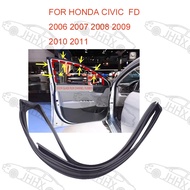 1PCS DOOR GLASS RUN CHANNEL RUBBER for honda CIVIC 2006 2007 2008 2009 2010 2011