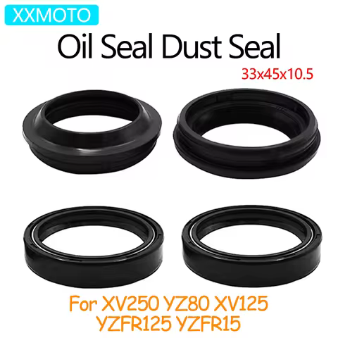 33x45x10.5 33 45 10.5 Oil Seal Dust Cover Front Fork Damper For Kawasaki Yamaha XV250 YZ80 XV125 YZF