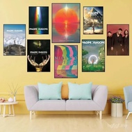 Rock Band Imagine D-Dragons Loom Poster Canvas Painting Modern Posters And Prints Wall Art Picture F