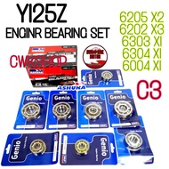 Y125ZR ENGINE BEARING SET C3 ASHUKA