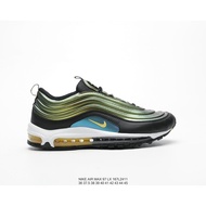 ﹠Ready Stock﹠AIRMAX 97 LX AV1165 002 LIQUID METAL PACK  men women running shoes sports nike shoes sn