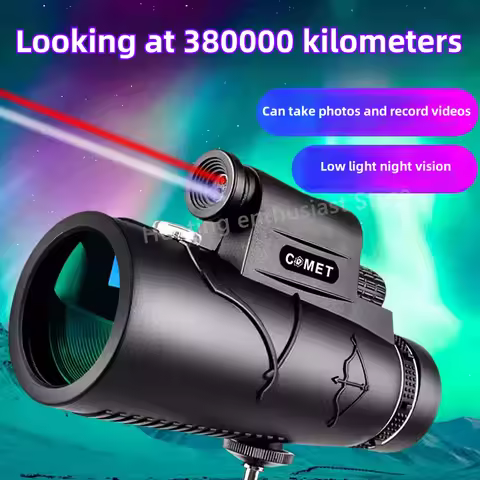 Professional Telescope Single Eye 50X60 Military Zoom HD Power Telescope Remote Portable Night Visio