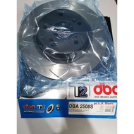 DBA T2 street honda integra DC5 type r front disc brake rotor DBA2508S 300mm